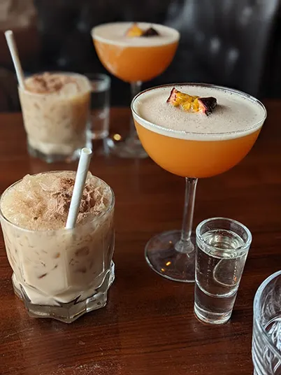 Pornstar Martini and White Russian Cocktails