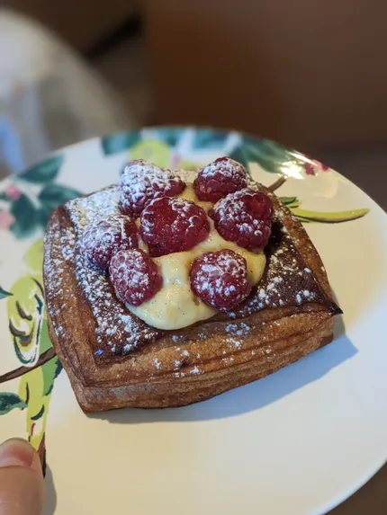 Mokoko danish raspberry pastry