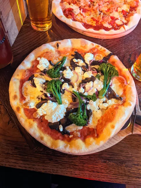 The Stables Mushroom Pizza